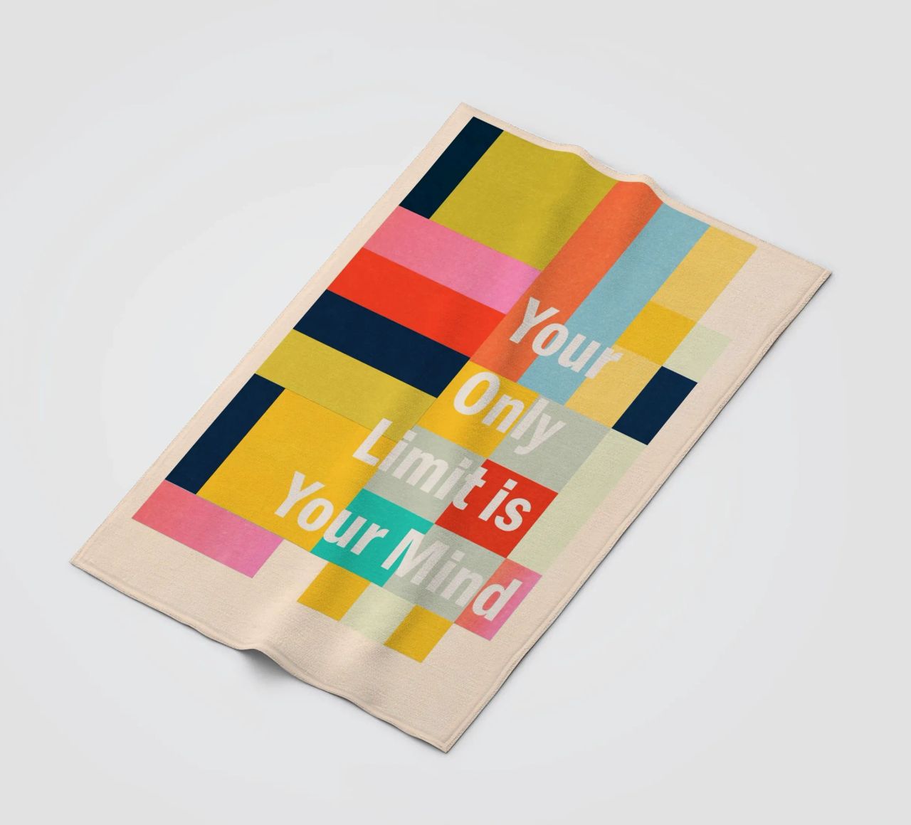 Your Only Limit Is Your Mind fleece blanket by Gaite