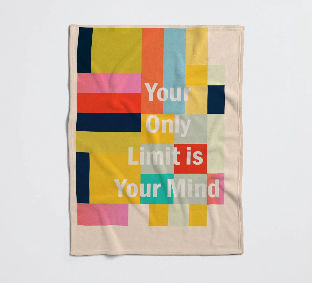 Your Only Limit Is Your Mind fleece blanket by Gaite