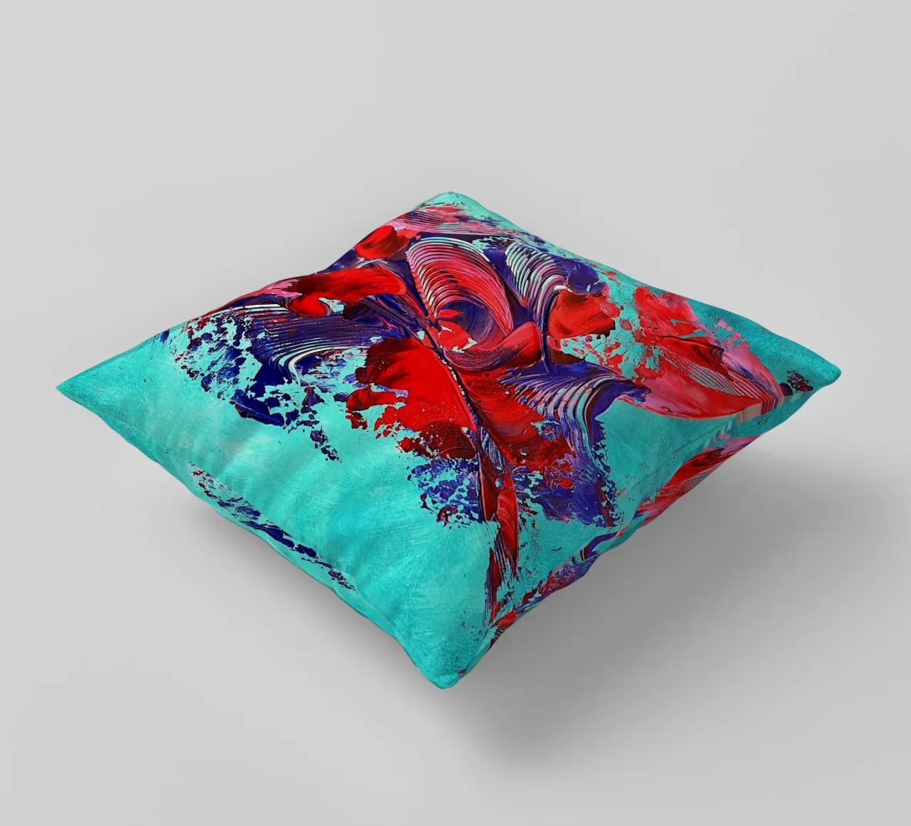 IDEAL GIFT 109 cuscino da Thierry Vobmann Abstract painting
