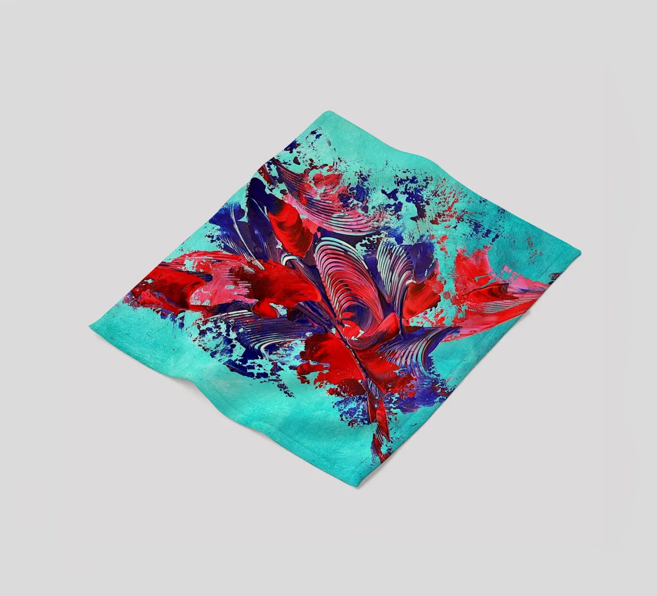 IDEAL GIFT 109 fleecedeken van Thierry Vobmann Abstract painting