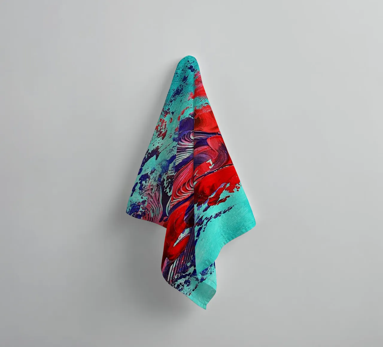IDEAL GIFT 109 towel by Thierry Vobmann Abstract painting