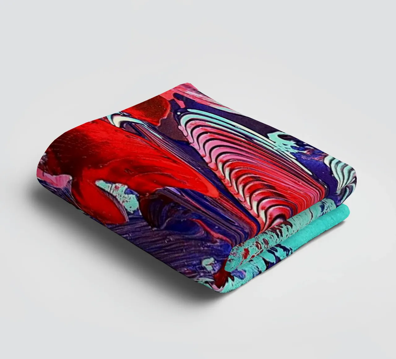 IDEAL GIFT 109 towel by Thierry Vobmann Abstract painting