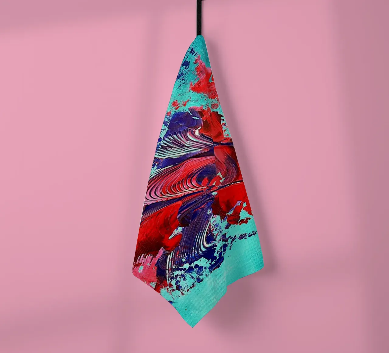 IDEAL GIFT 109 tea towel by Thierry Vobmann Abstract painting