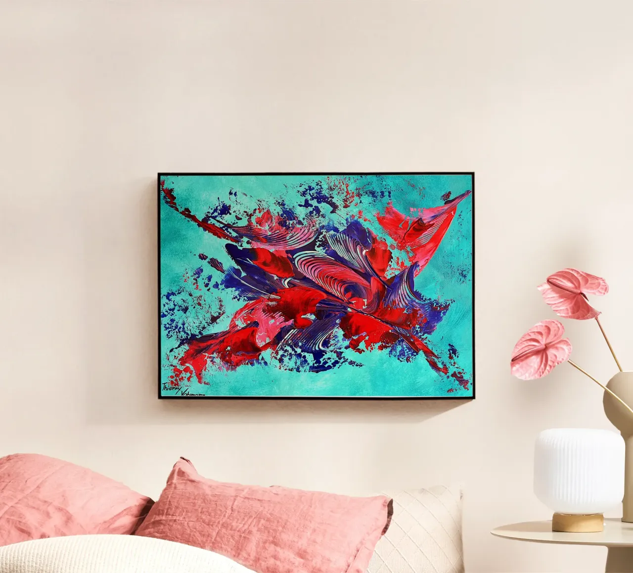 IDEAL GIFT 109 plexiglass da Thierry Vobmann Abstract painting