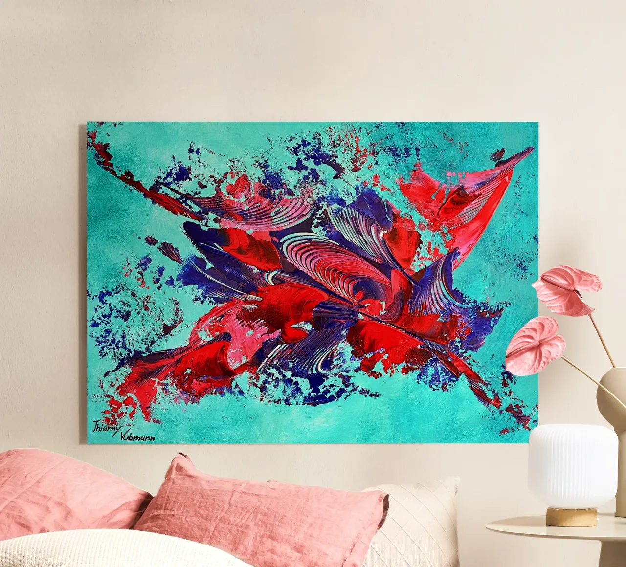 IDEAL GIFT 109 plexiglass da Thierry Vobmann Abstract painting