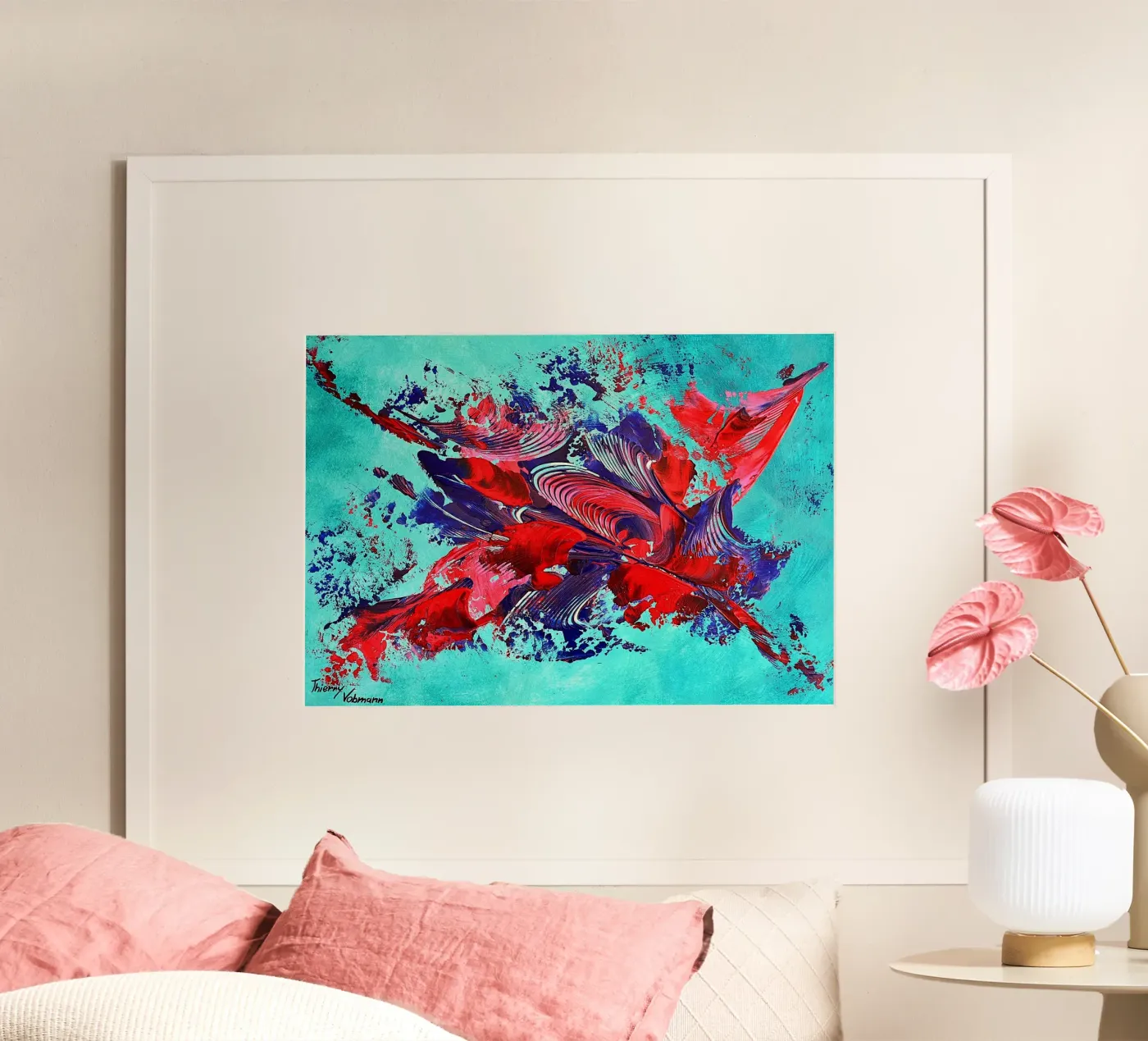 IDEAL GIFT 109 poster da Thierry Vobmann Abstract painting