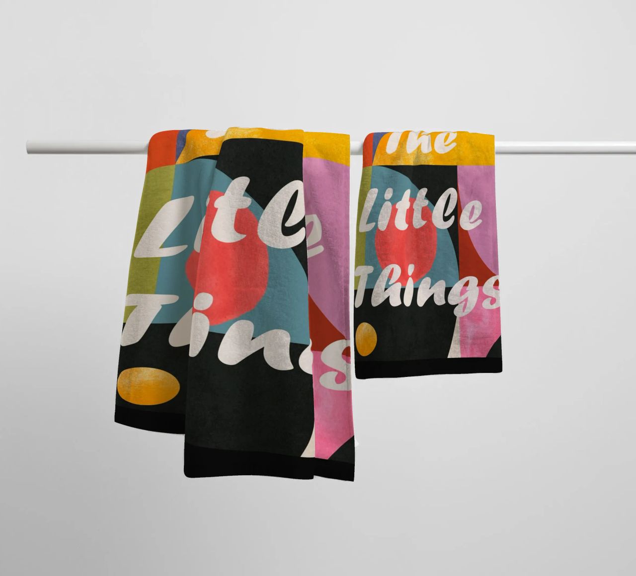 Enjoy the Little Things towel by Gaite