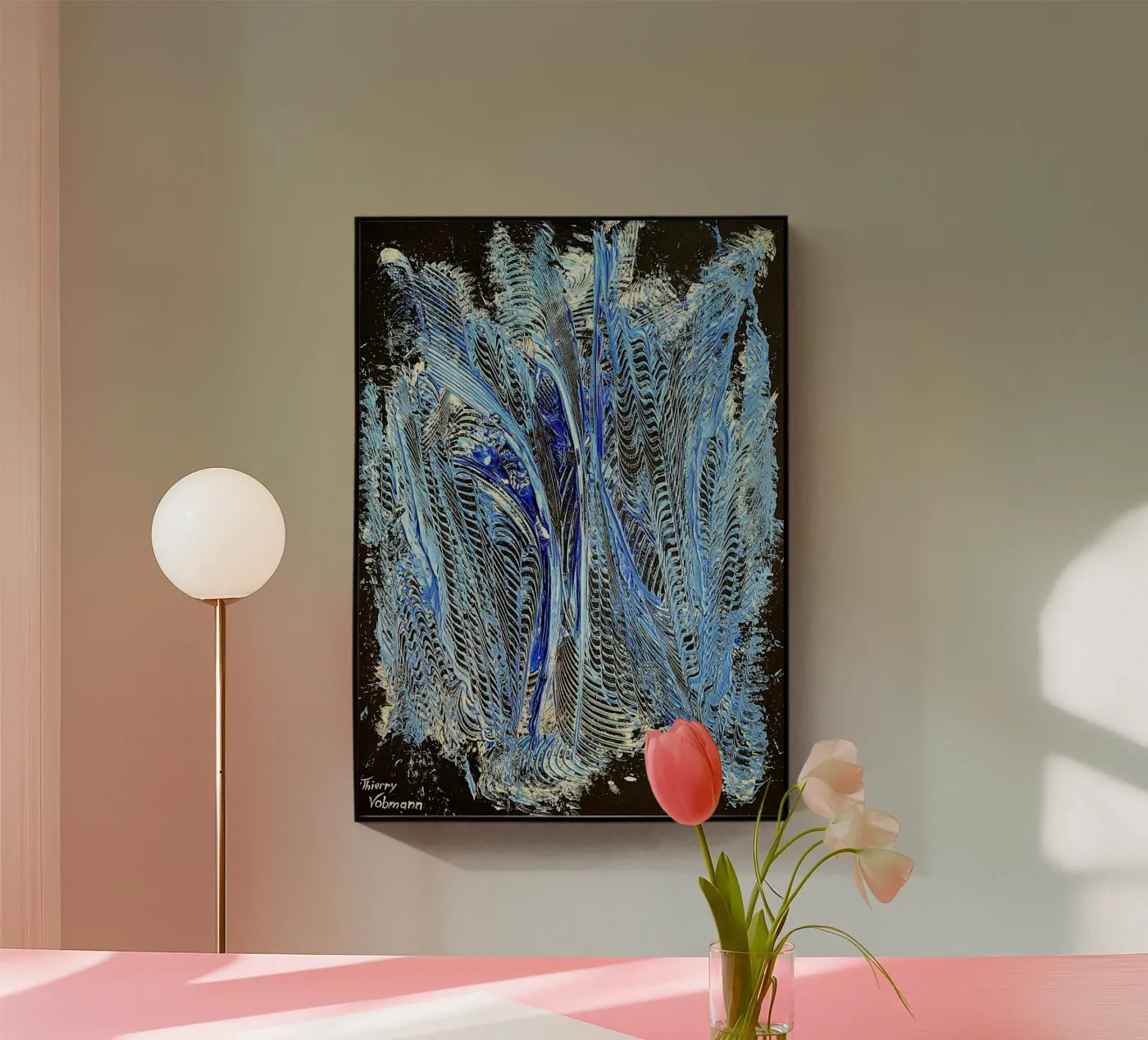 IDEAL GIFT 110 plexiglass da Thierry Vobmann Abstract painting