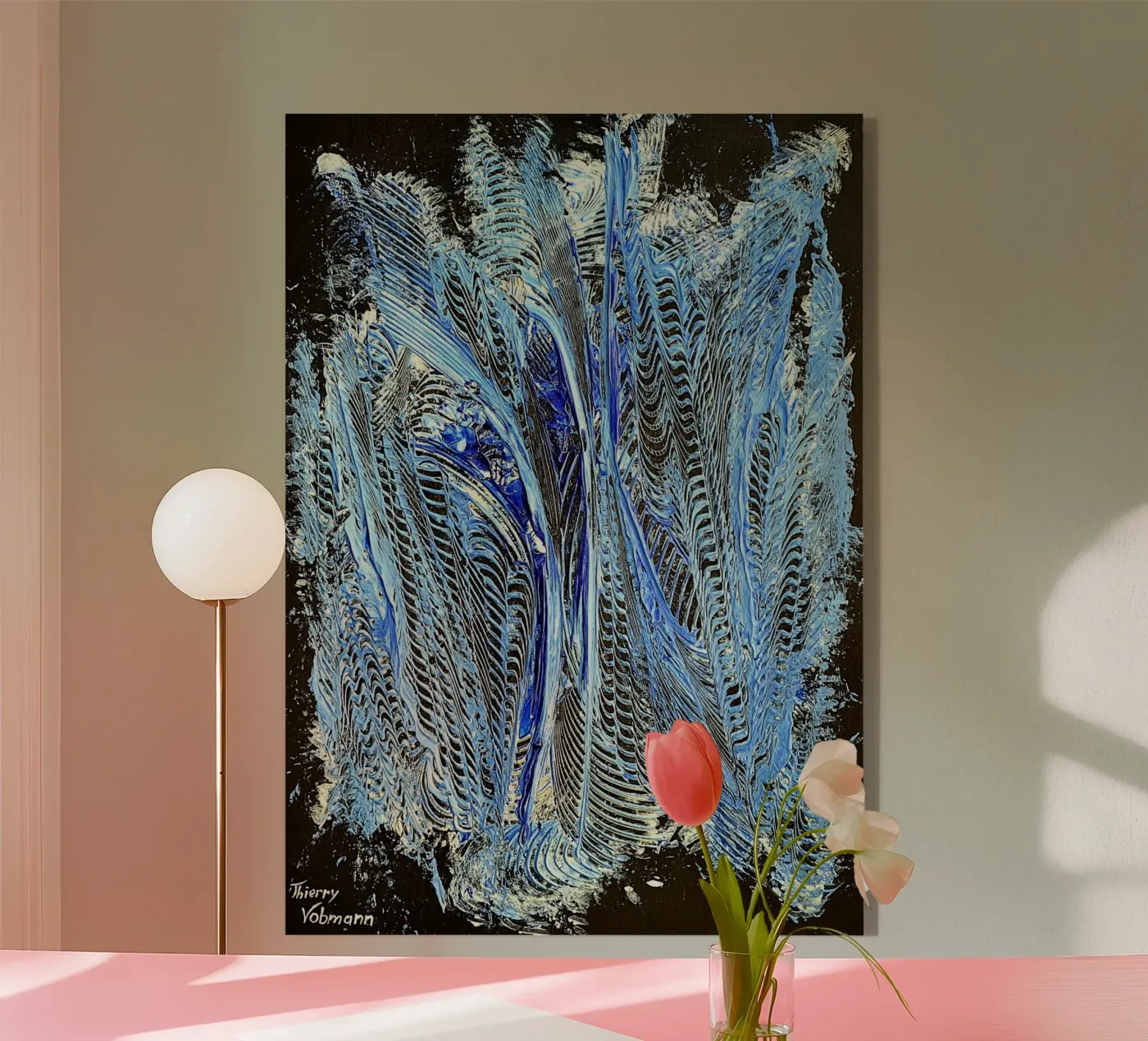 IDEAL GIFT 110 plexiglass da Thierry Vobmann Abstract painting