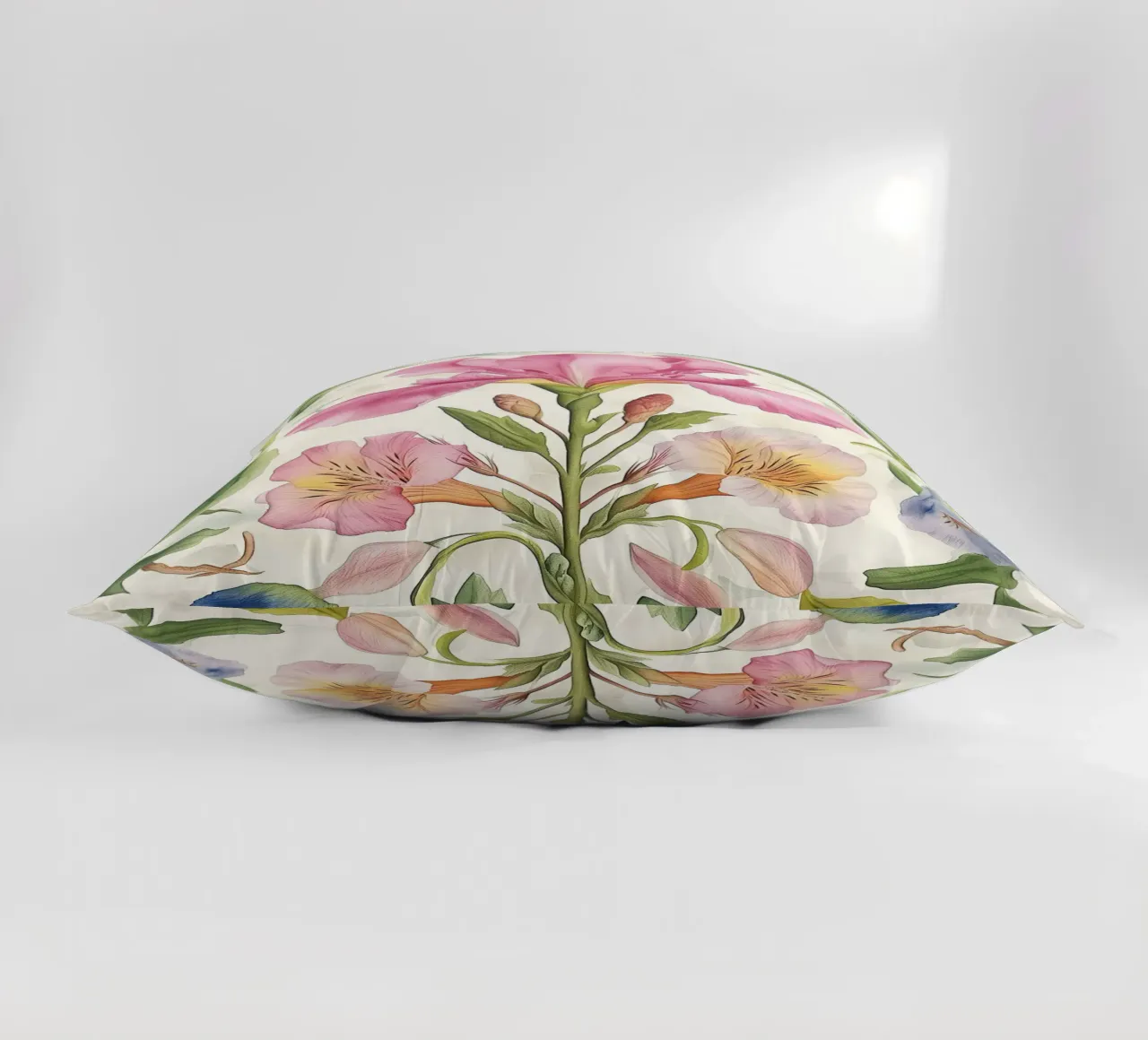 Boho Astratto Fiore Primavera Iris Bohemian Vintage Natura cuscino da Gentle Echoes Art