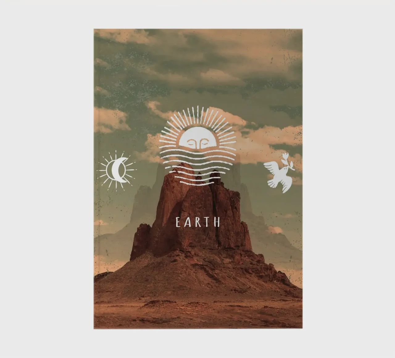Earth notebook by ArtColorCreation