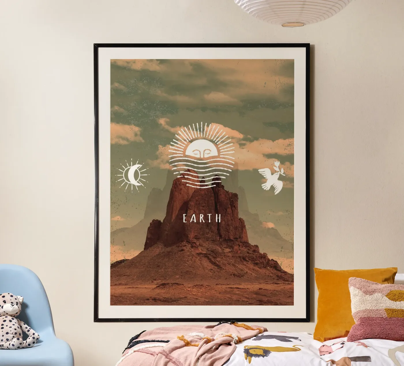 Earth poster van ArtColorCreation
