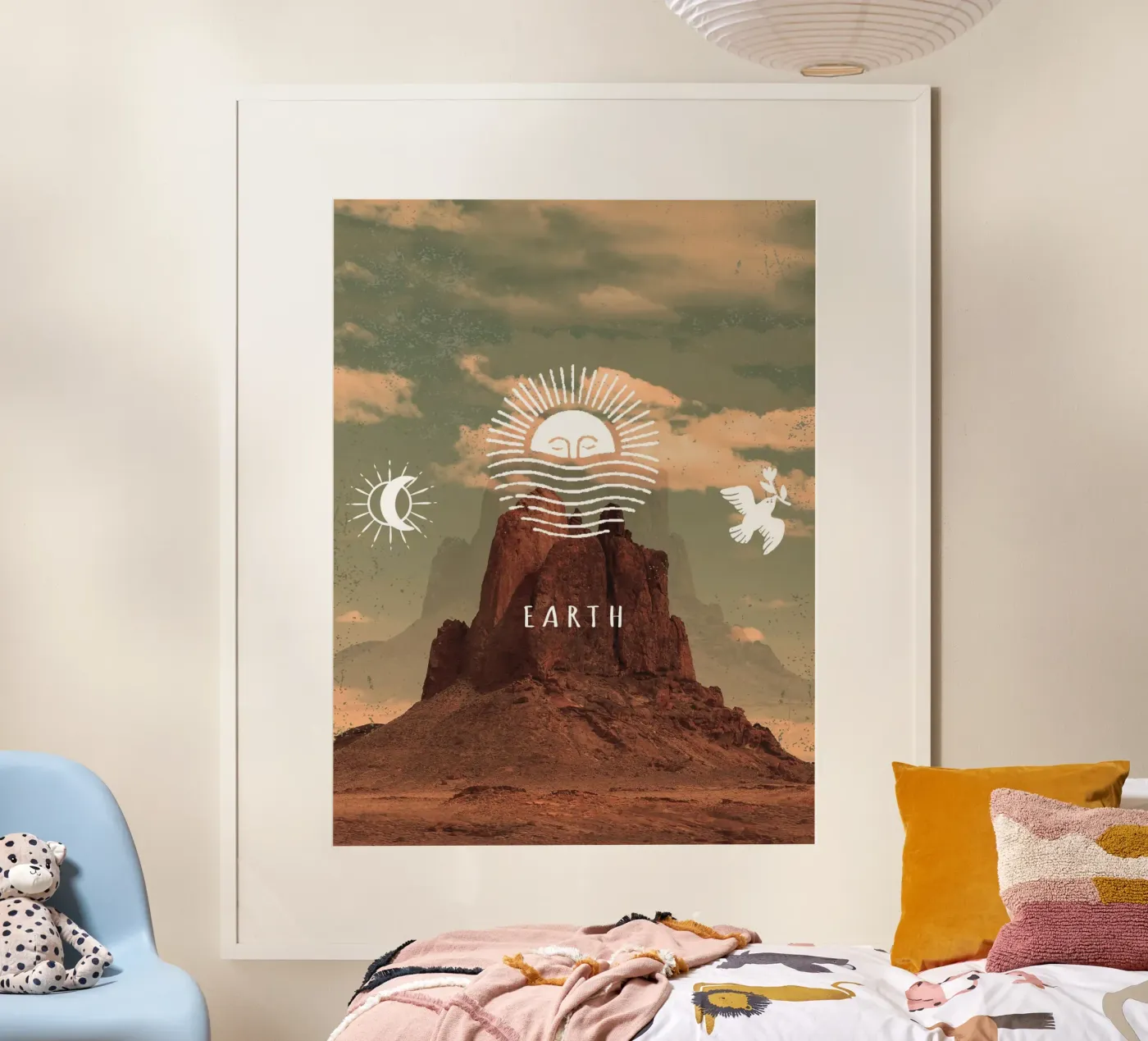 Earth poster van ArtColorCreation