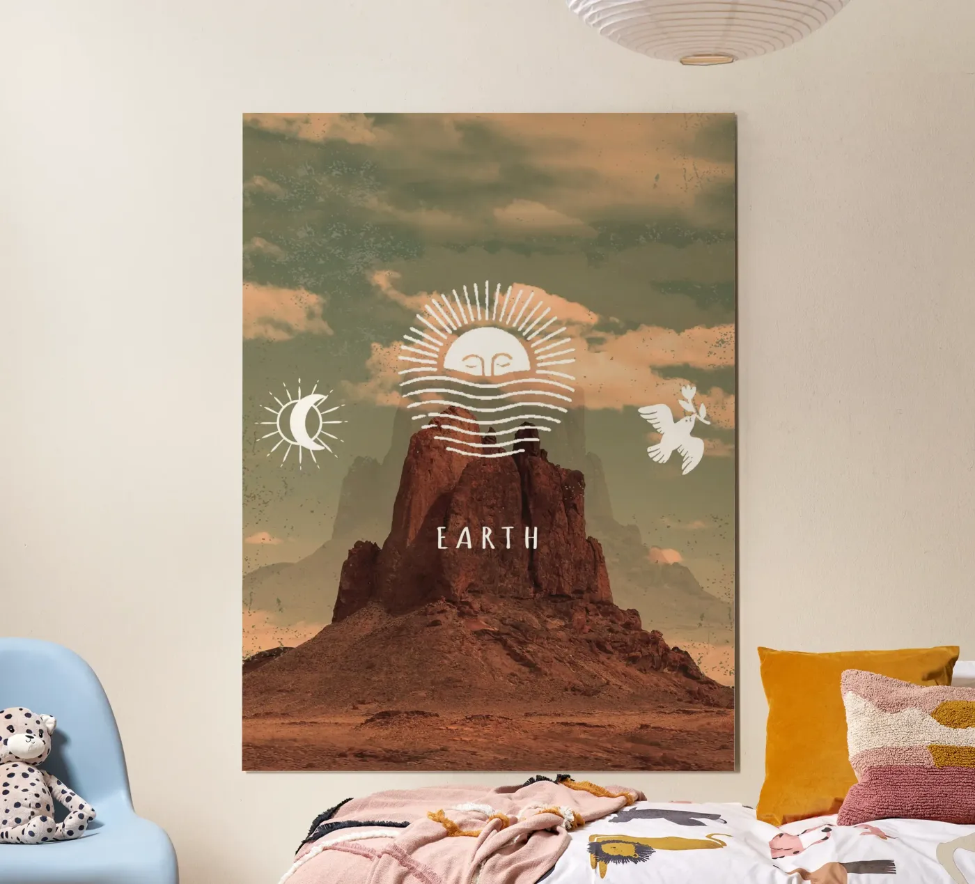 Earth poster van ArtColorCreation