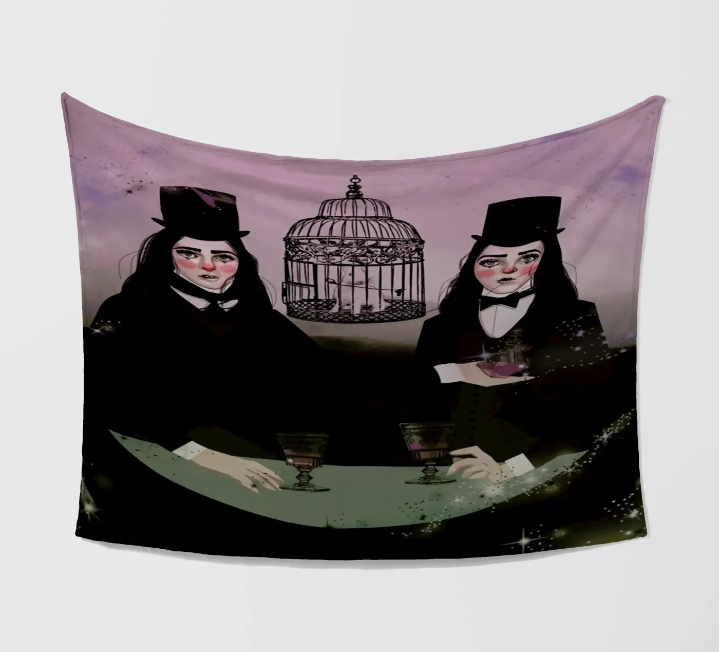 Wizards Fleecedecke von Agnes KR Patience