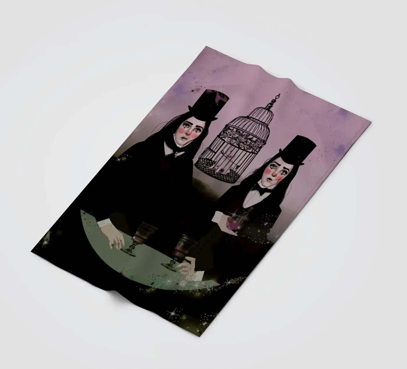 Wizards Fleecedecke von Agnes KR Patience