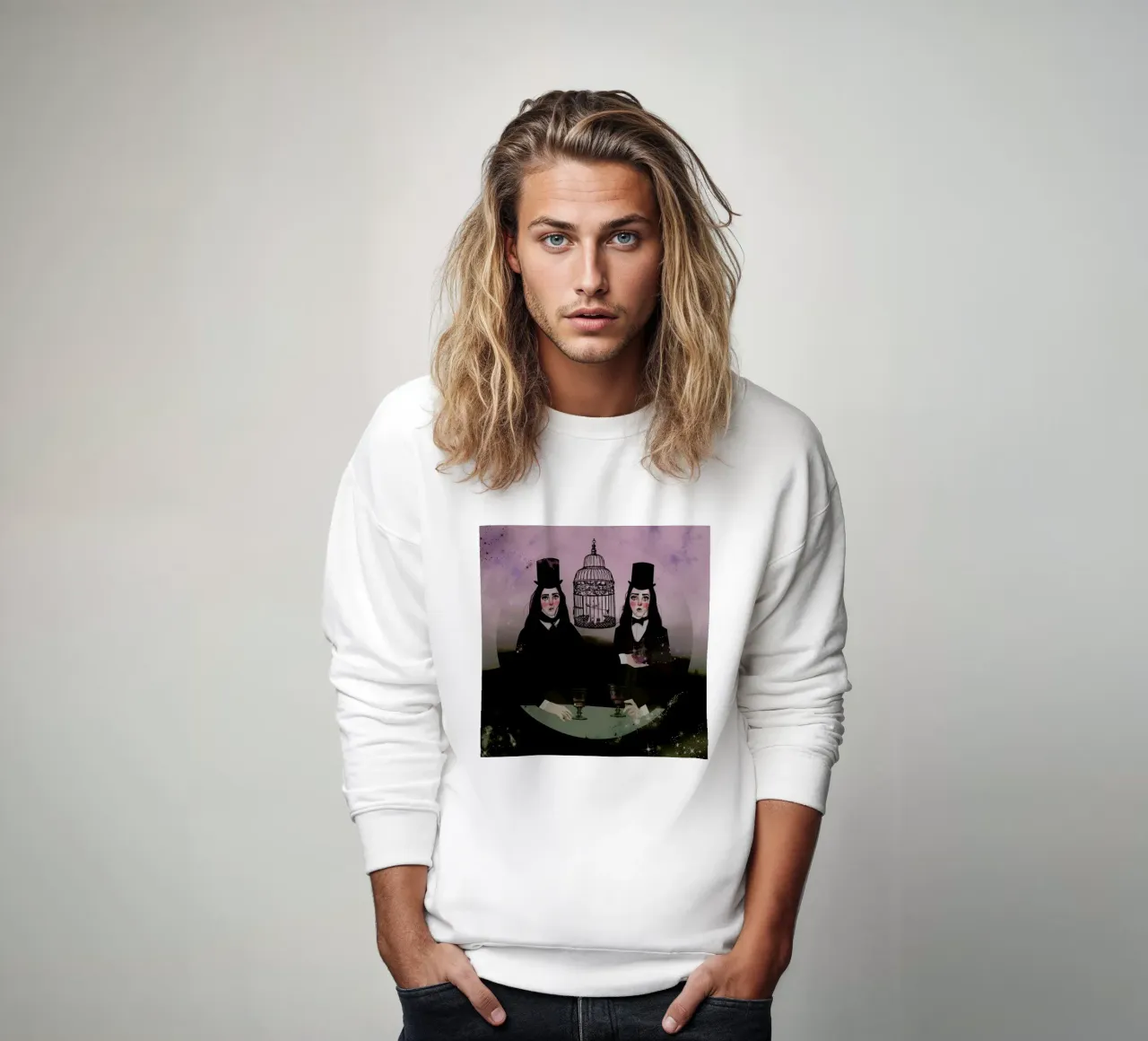Wizards sweatshirt by Agnes KR Patience