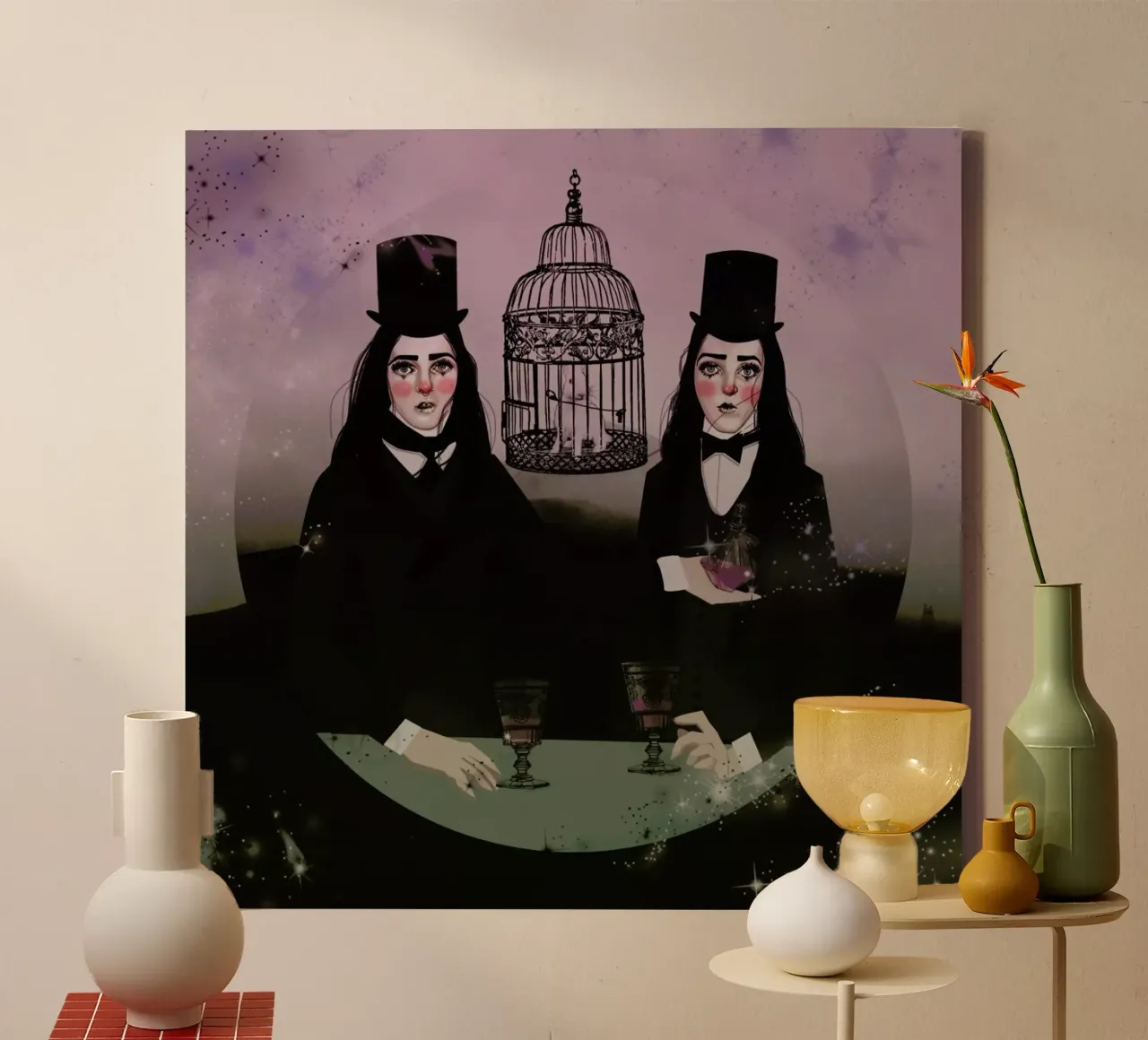 Wizards canvas van Agnes KR Patience