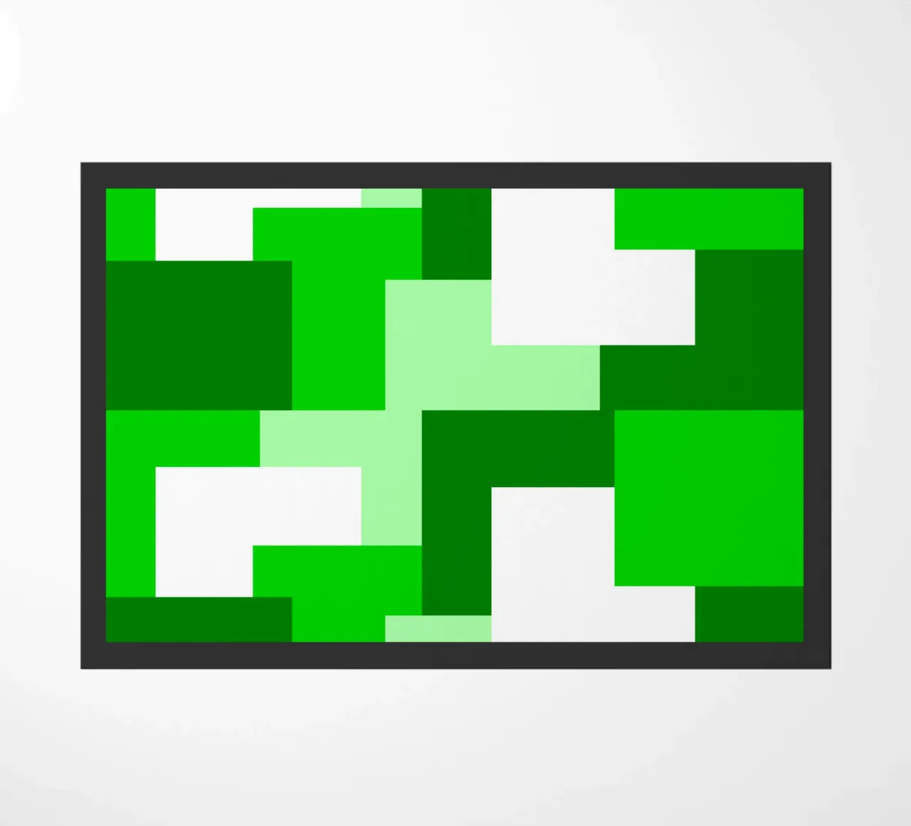 Green square tiles zerbino da baobabprintstore