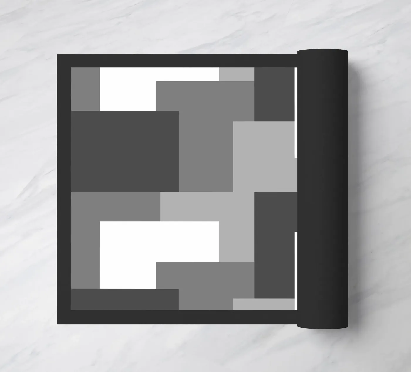 Grey square tiles zerbino da baobabprintstore