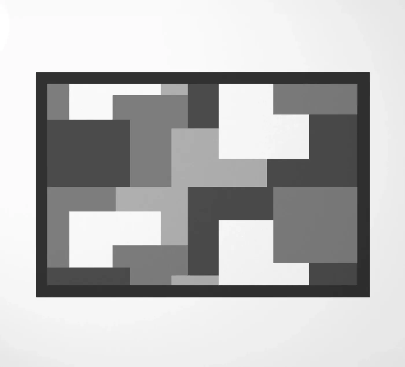 Grey square tiles zerbino da baobabprintstore