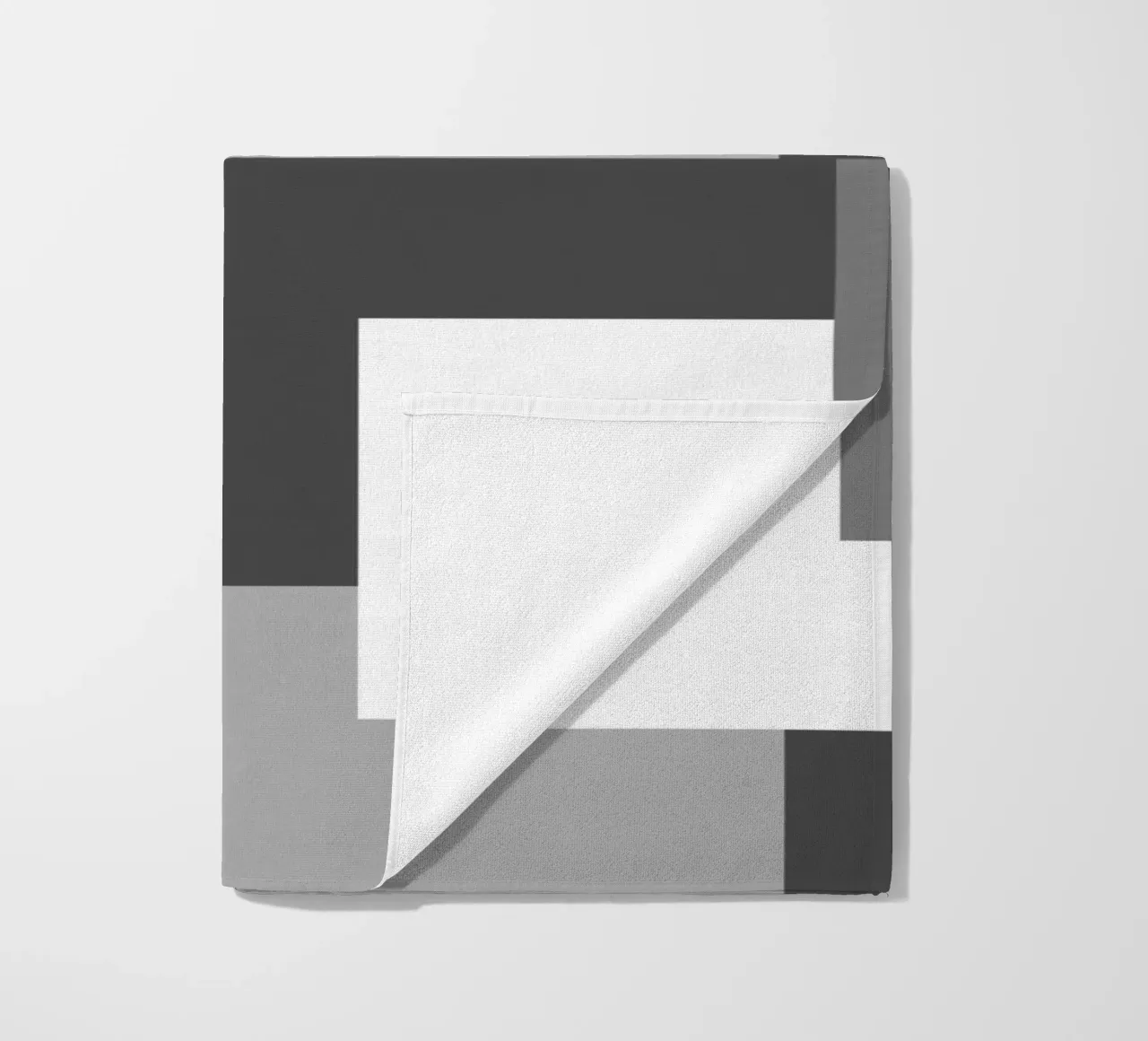 Grey square tiles telo mare da baobabprintstore