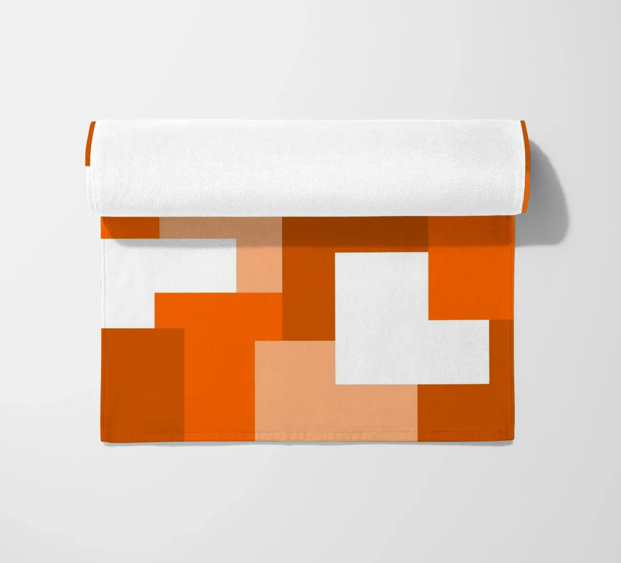 Orange square tiles telo mare da baobabprintstore