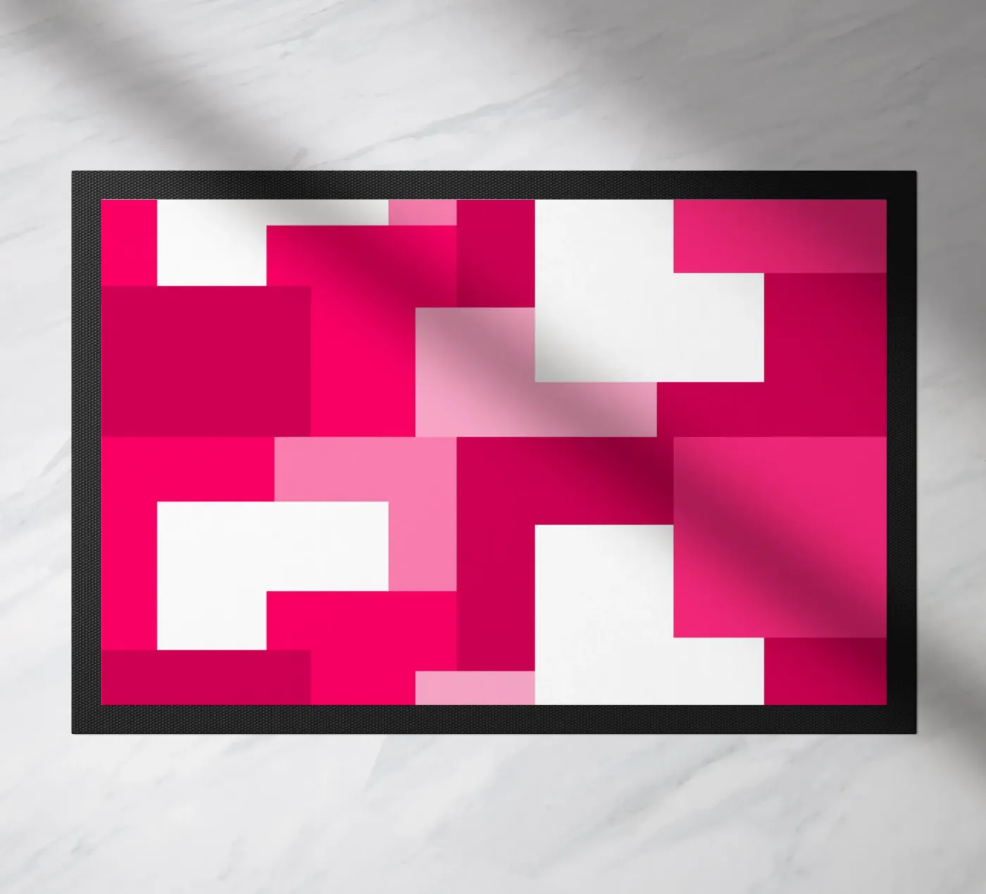 Pink square tiles zerbino da baobabprintstore