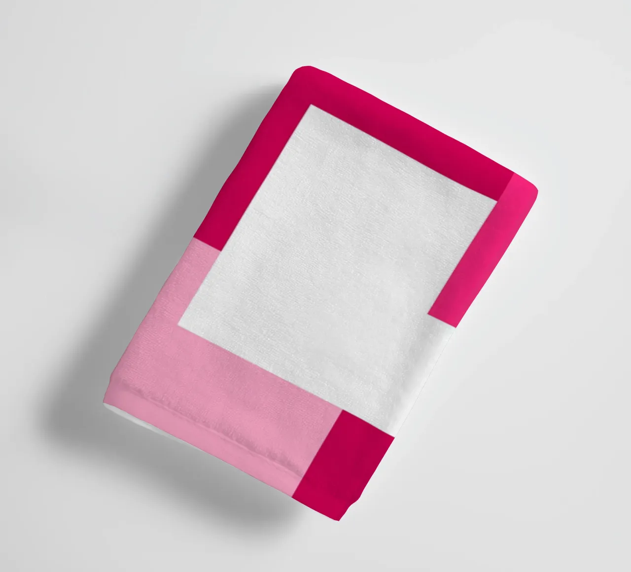 Pink square tiles asciugamano da bagno da baobabprintstore