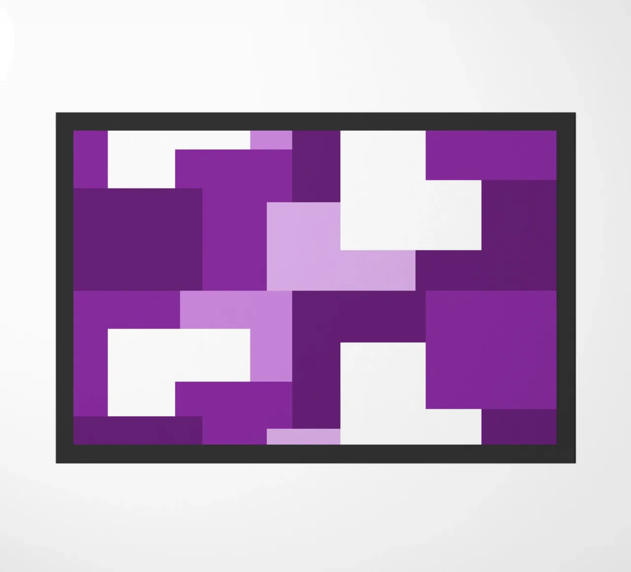 Purple square tiles zerbino da baobabprintstore