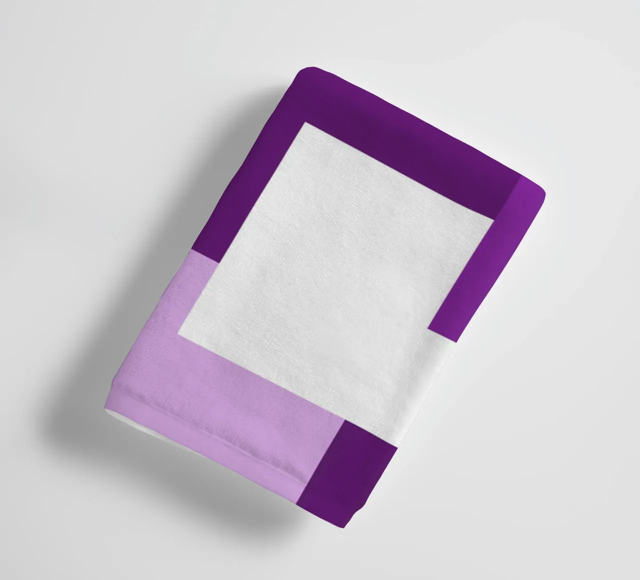 Purple square tiles asciugamano da bagno da baobabprintstore