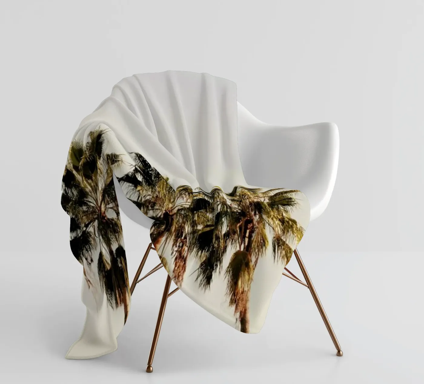 3 Palms Fleecedecke von Catherine McDonald