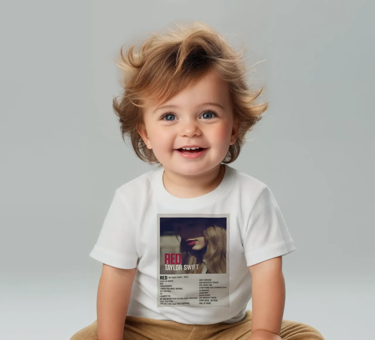 TAYLOR SWIFT RED By Taylor Swift - 2012 baby t-shirt by SoundStudio