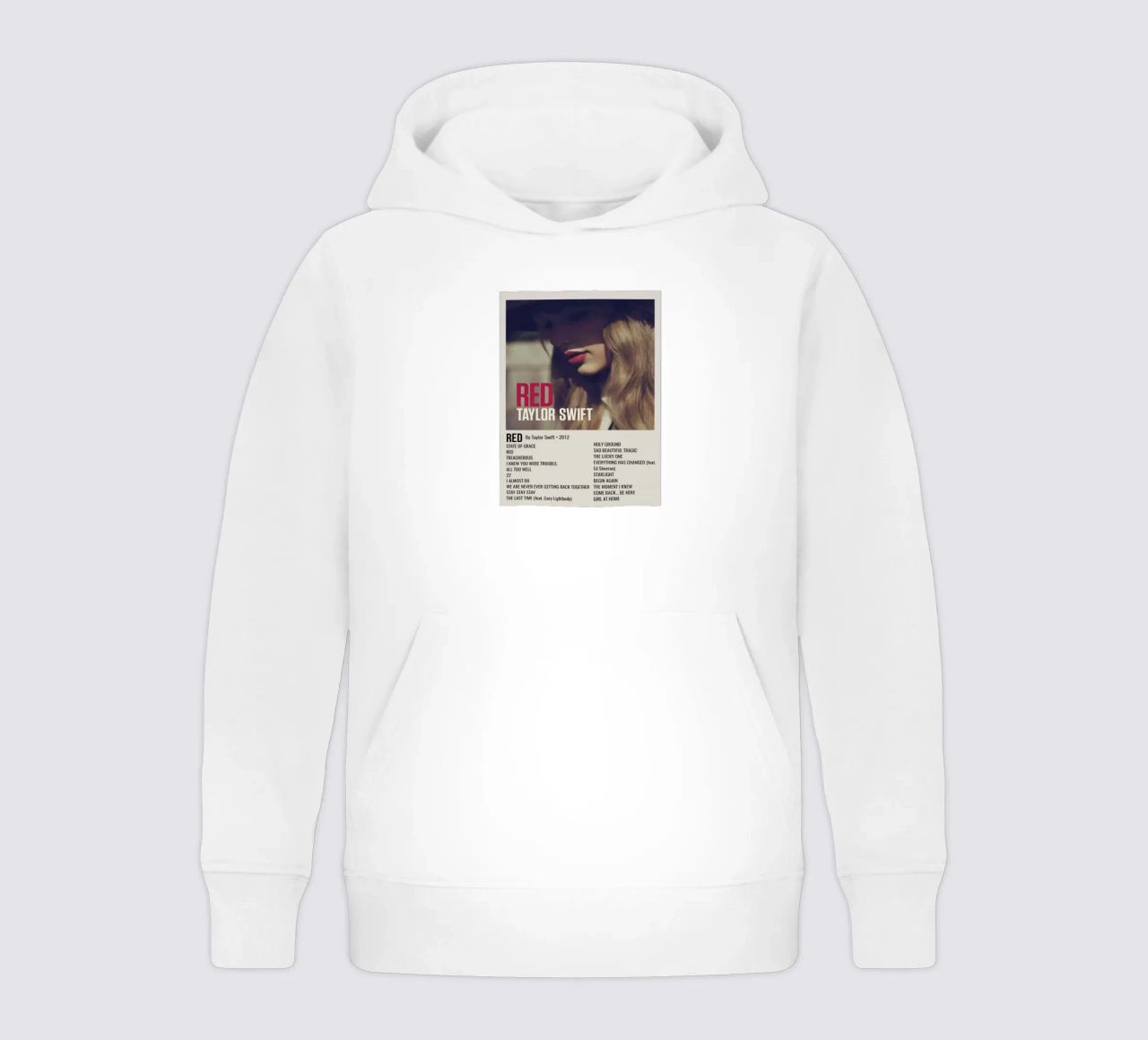 TAYLOR SWIFT RED By Taylor Swift - 2012 felpa bambino con cappuccio da SoundStudio