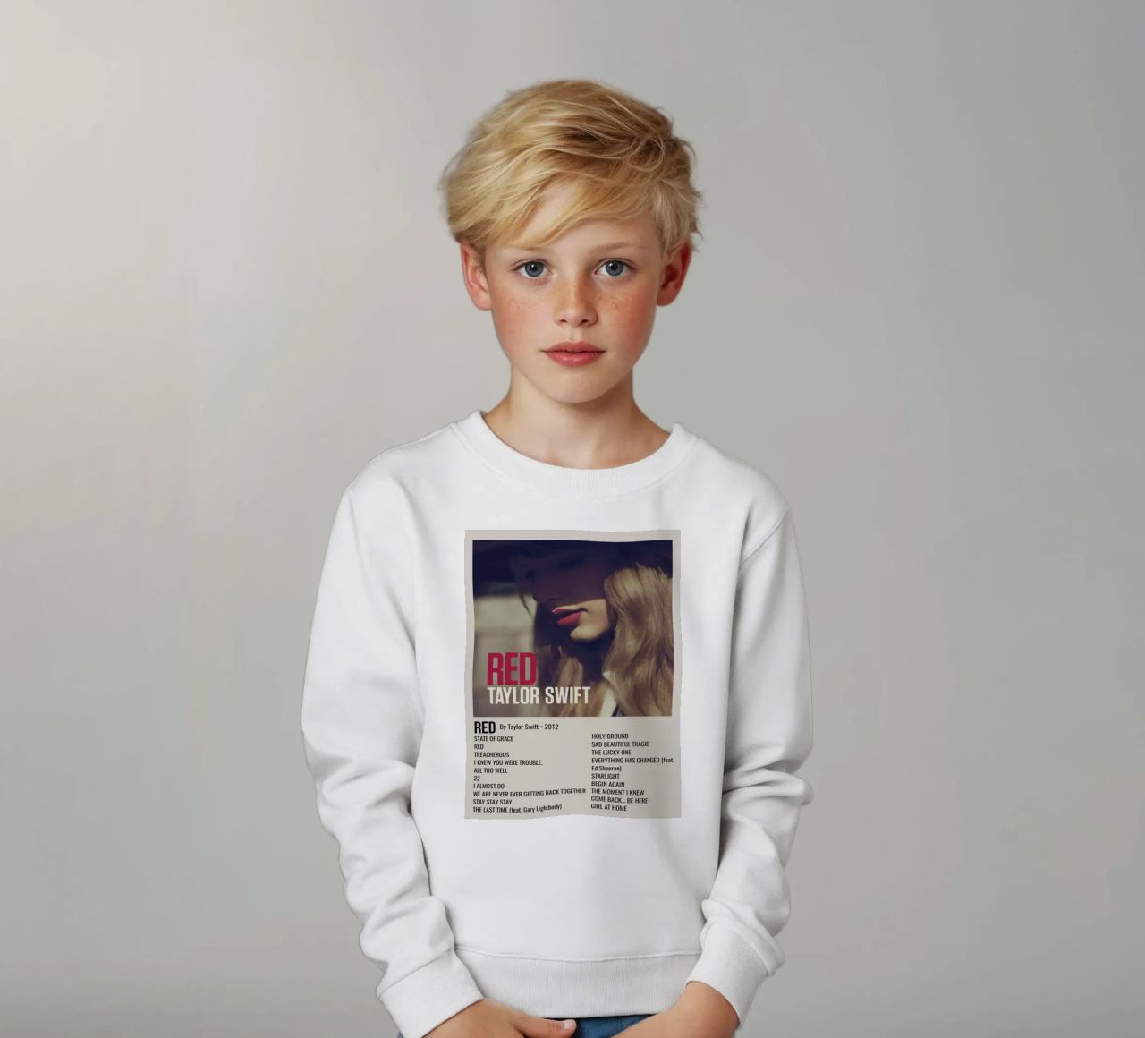 TAYLOR SWIFT RED By Taylor Swift - 2012 felpa bambino da SoundStudio