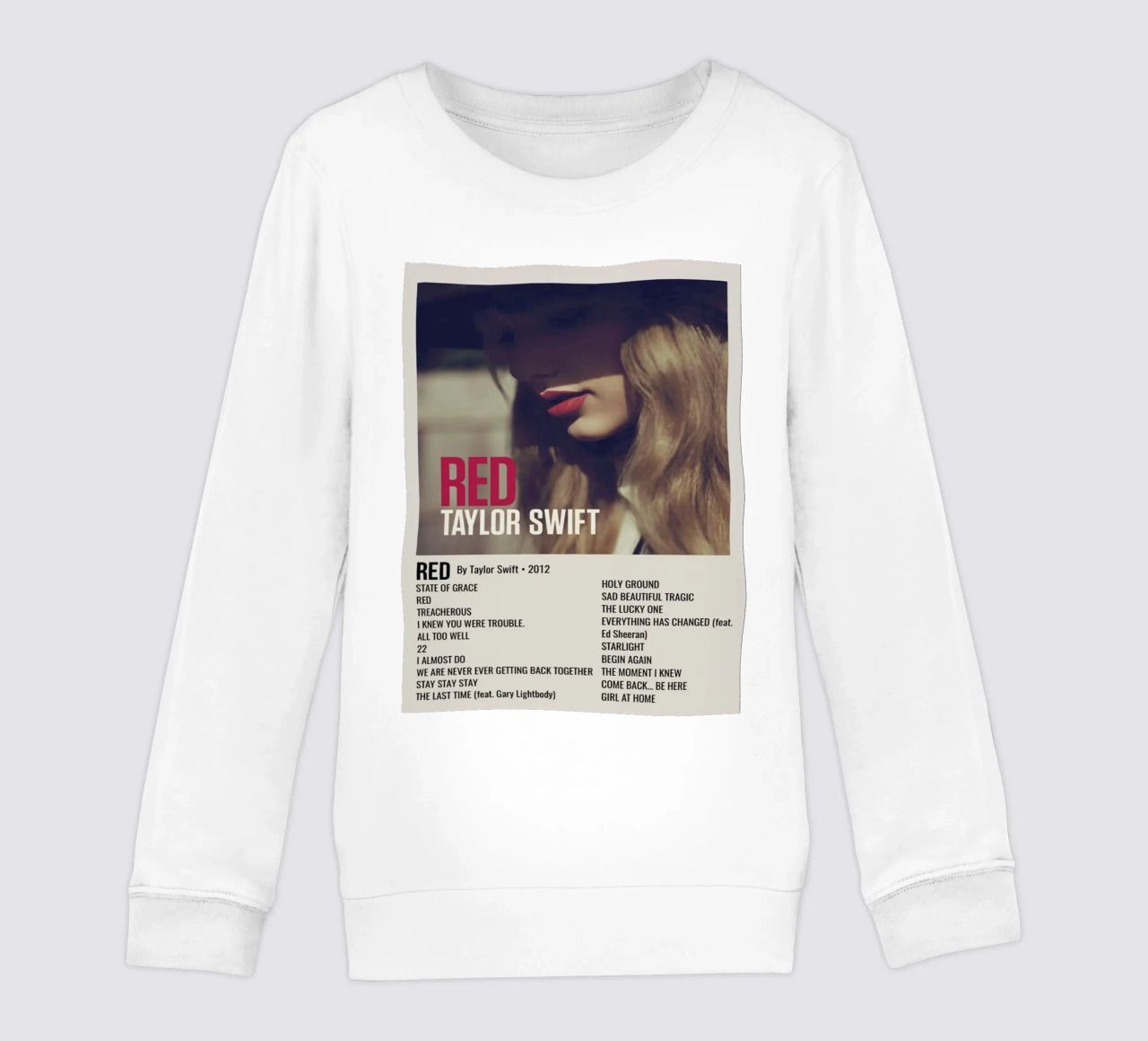 TAYLOR SWIFT RED By Taylor Swift - 2012 felpa bambino da SoundStudio