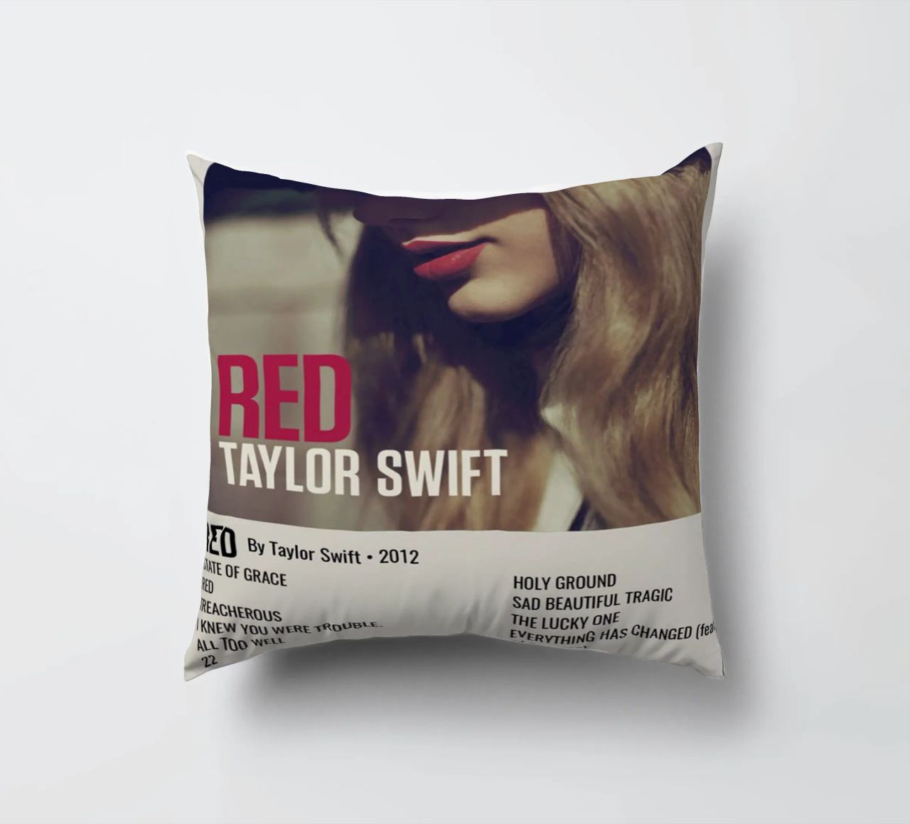 TAYLOR SWIFT RED By Taylor Swift - 2012 cuscino da SoundStudio