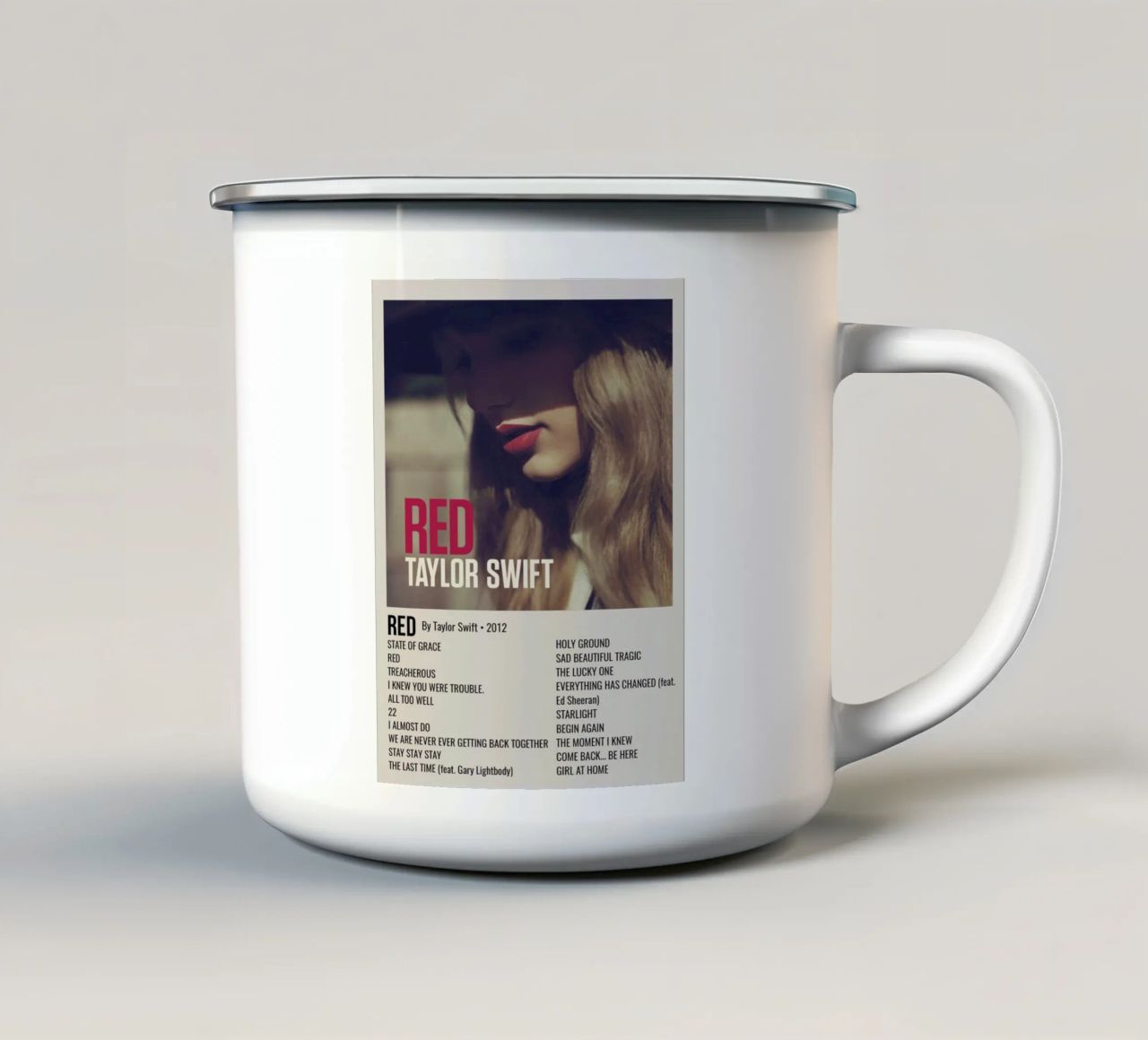 TAYLOR SWIFT RED By Taylor Swift - 2012 emaille mok van SoundStudio