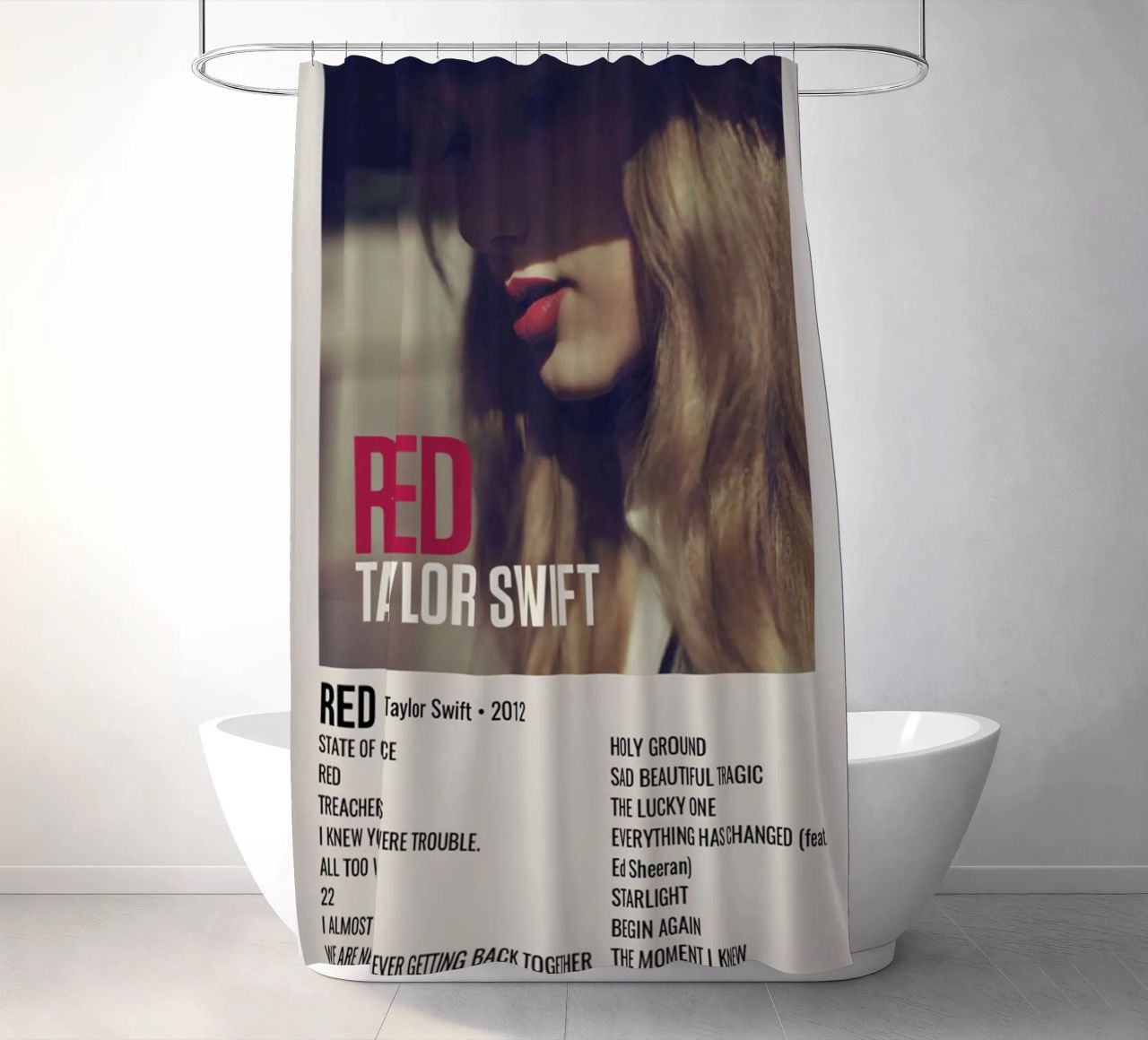 TAYLOR SWIFT RED By Taylor Swift - 2012 tenda da doccia da SoundStudio