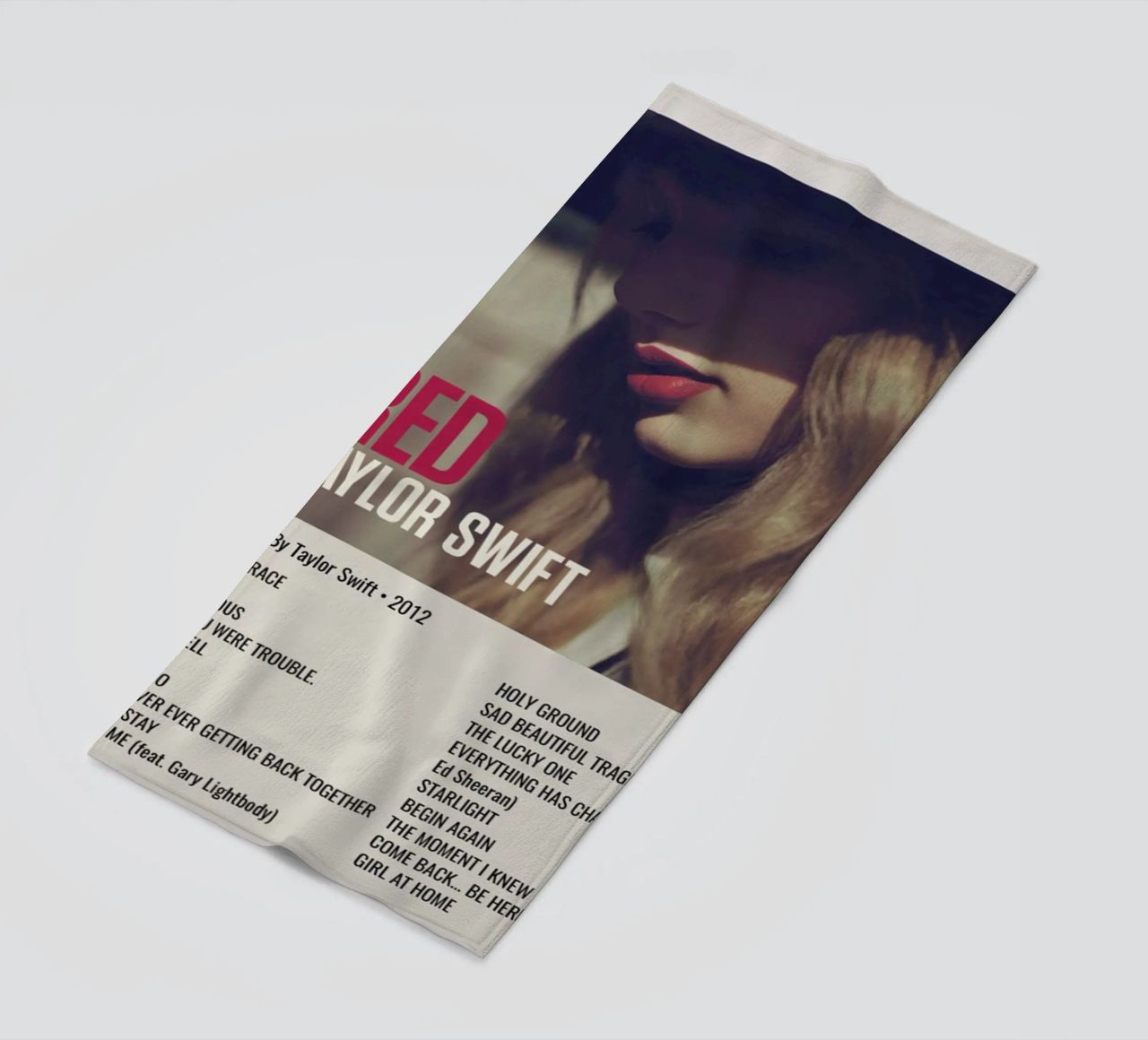 TAYLOR SWIFT RED By Taylor Swift - 2012 telo mare da SoundStudio
