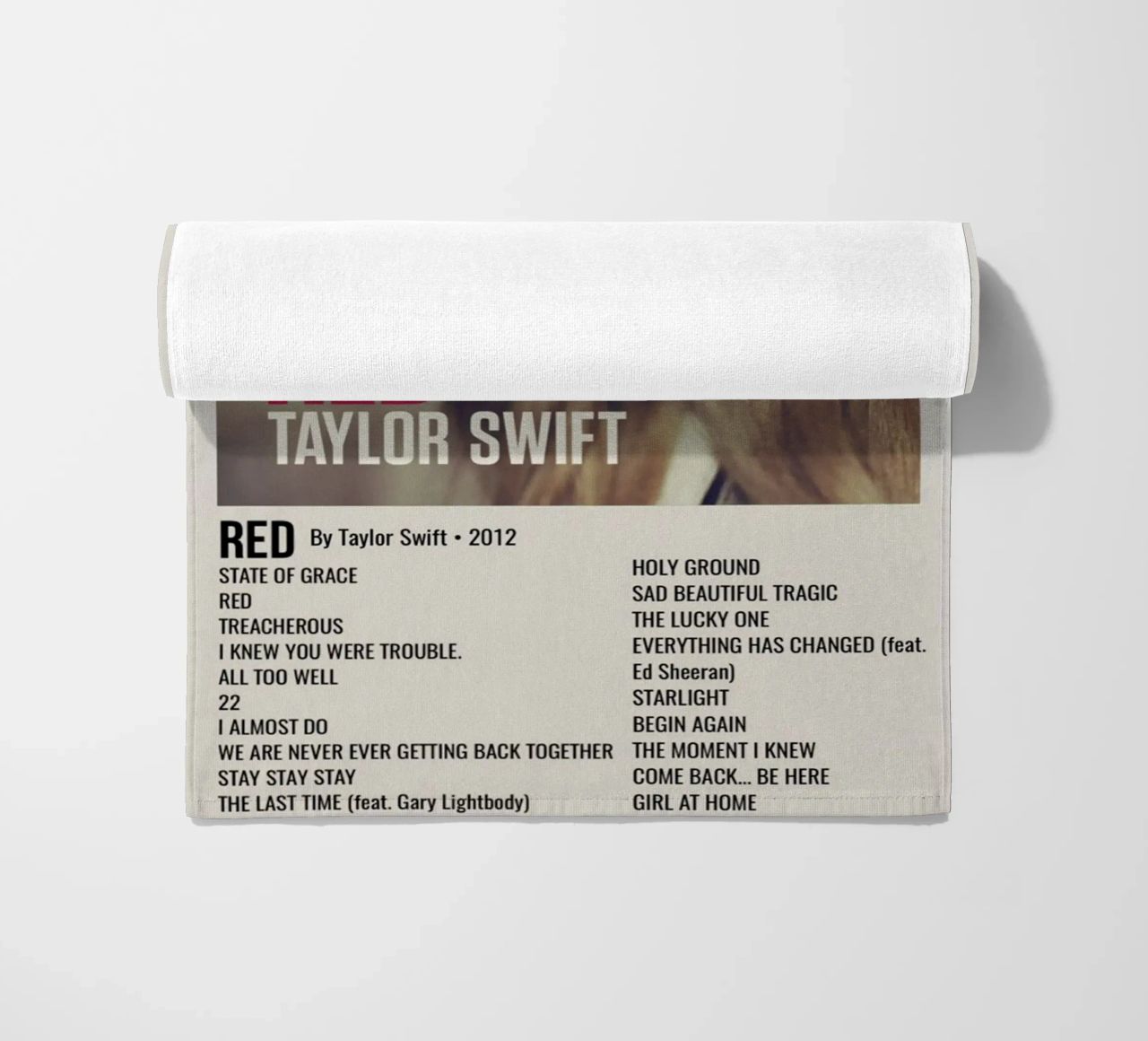 TAYLOR SWIFT RED By Taylor Swift - 2012 telo mare da SoundStudio