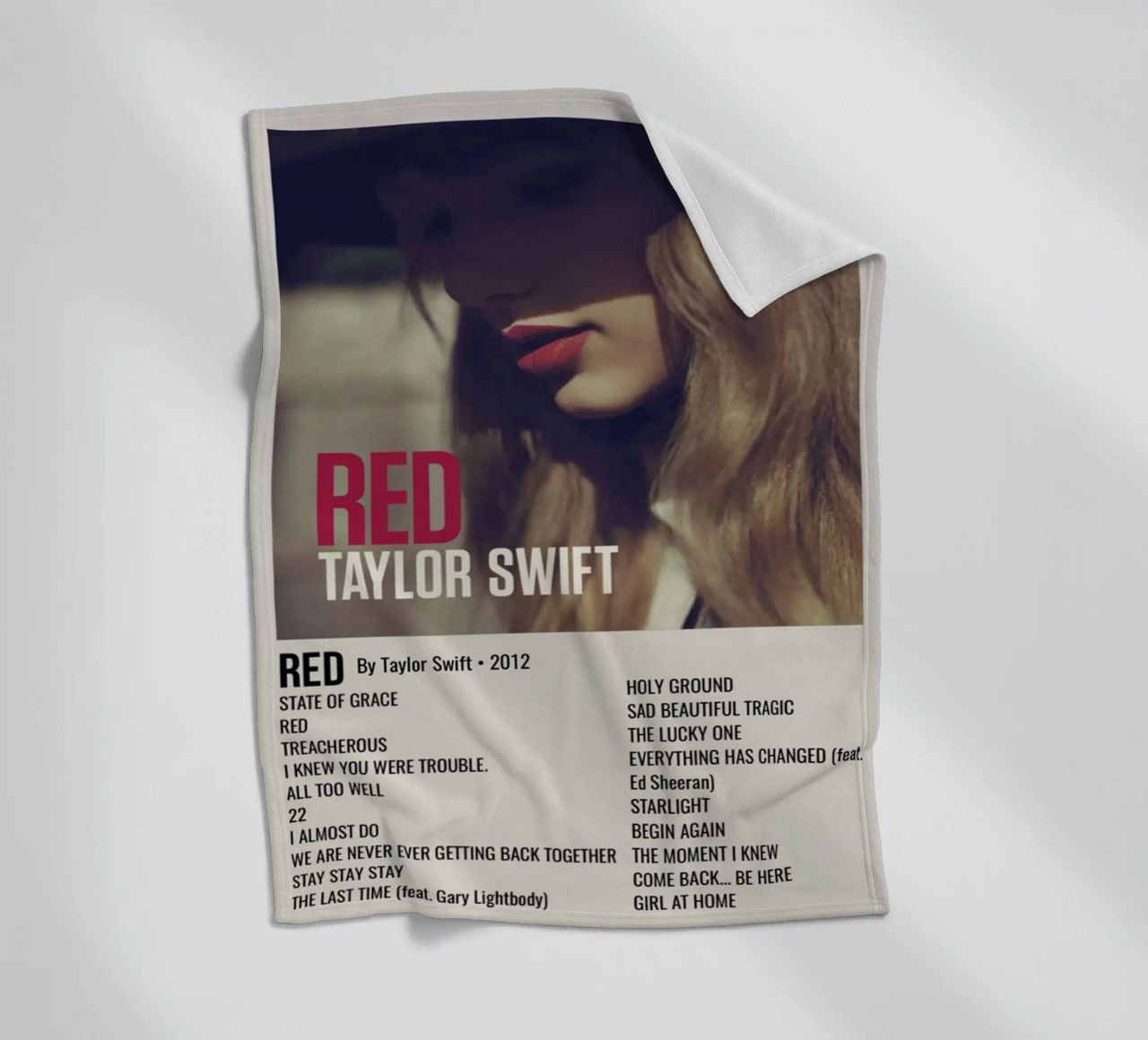 TAYLOR SWIFT RED By Taylor Swift - 2012 coperta in pile da SoundStudio