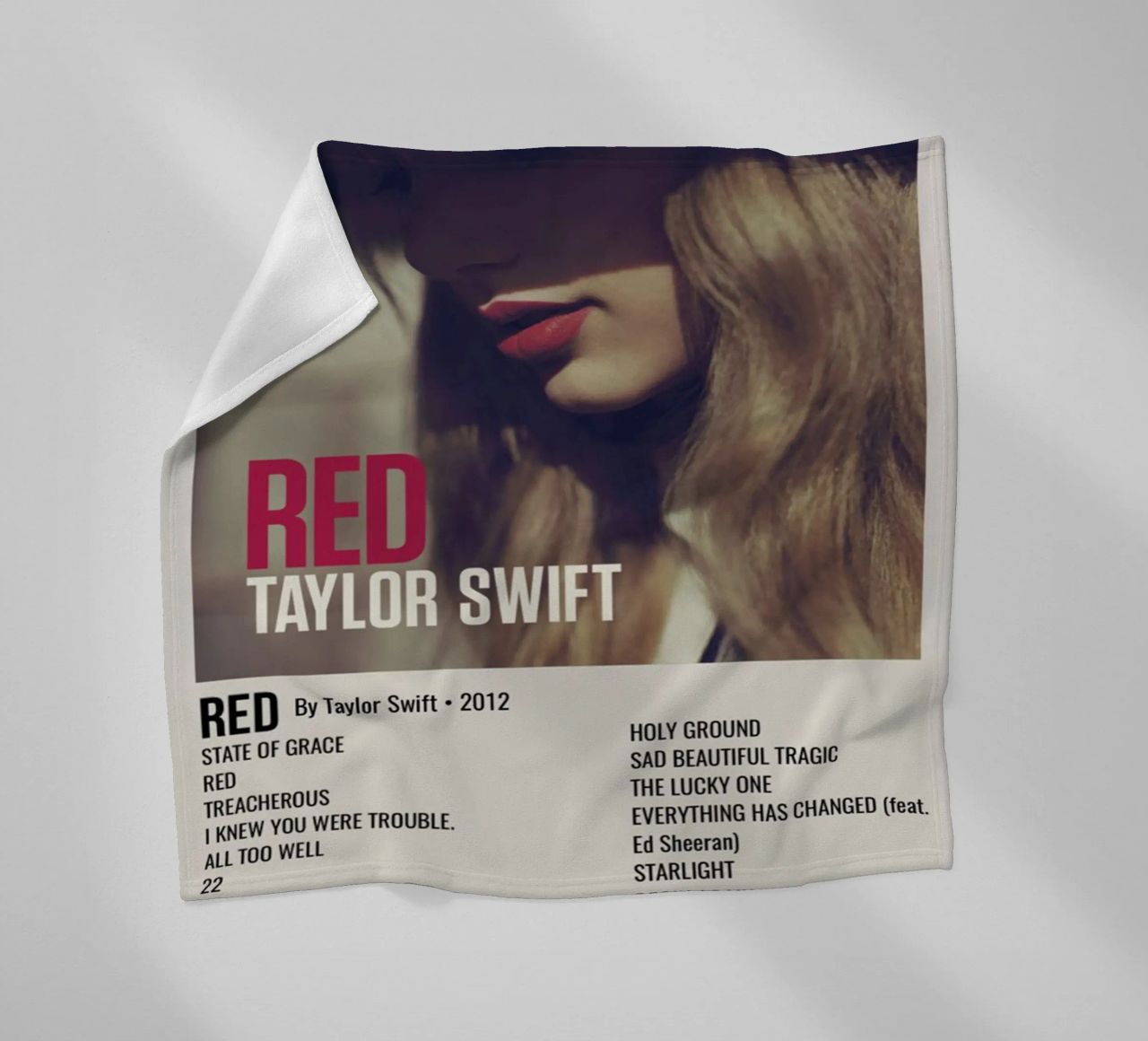 TAYLOR SWIFT RED By Taylor Swift - 2012 coperta in pile da SoundStudio