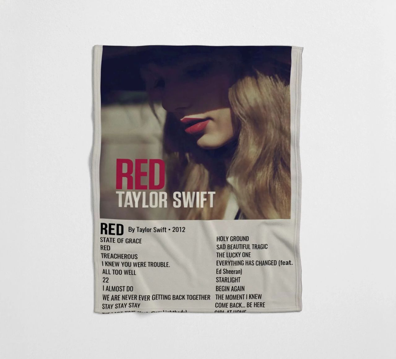 TAYLOR SWIFT RED By Taylor Swift - 2012 coperta in pile da SoundStudio