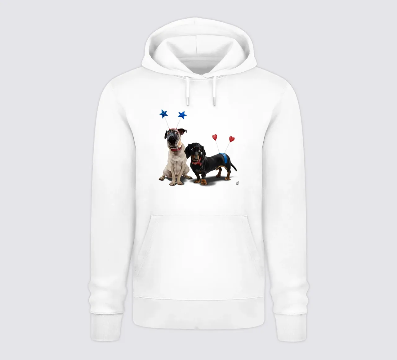 What's the Deely? (Wordless) sudadera con capucha de Rob Art | Illustration