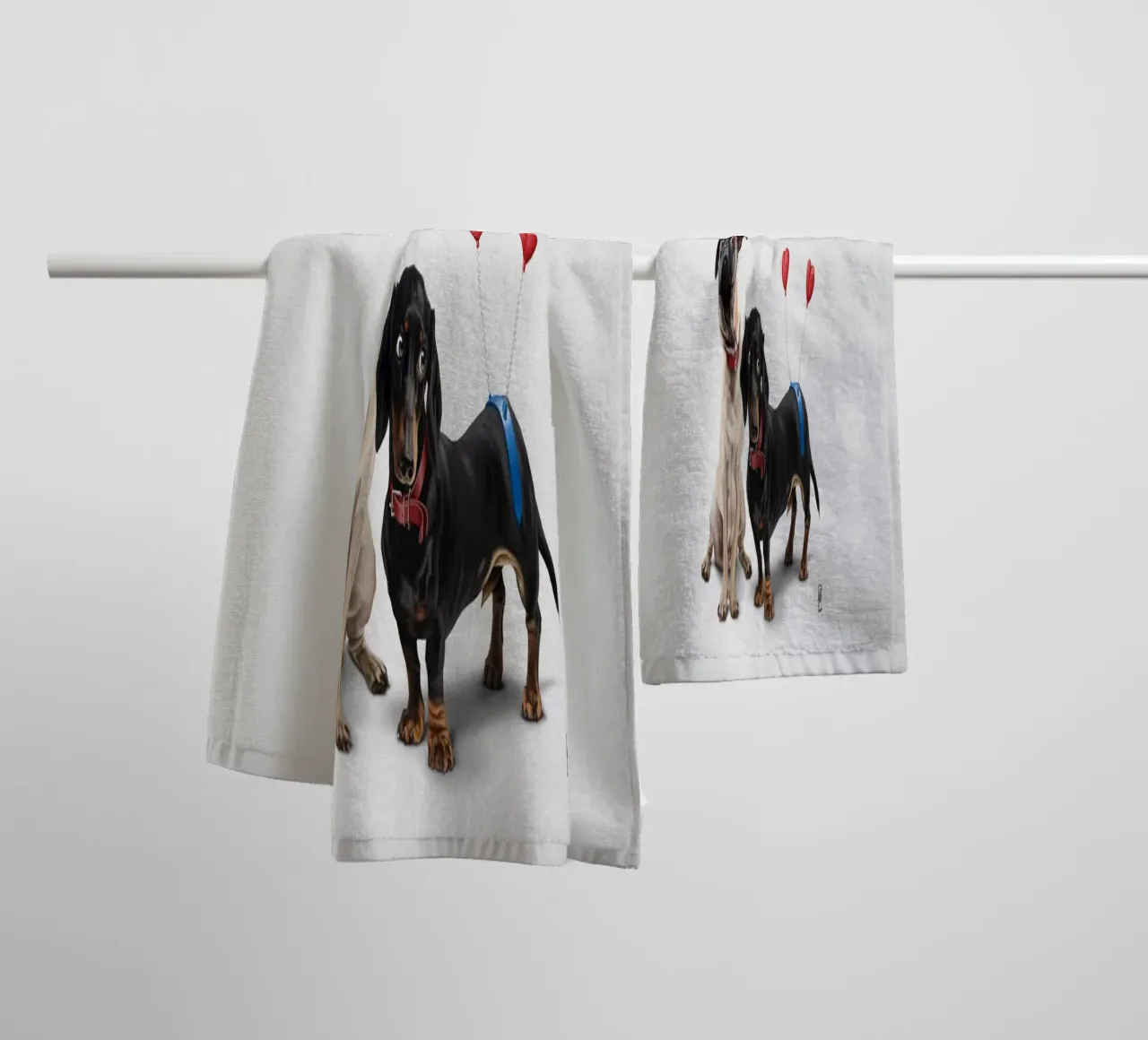 What's the Deely? (Wordless) asciugamano da bagno da Rob Art | Illustration