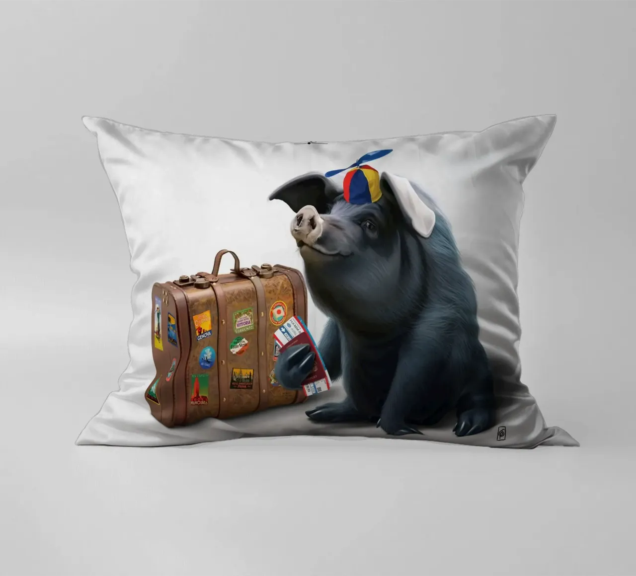 Might (Titled) cuscino da Rob Art | Illustration