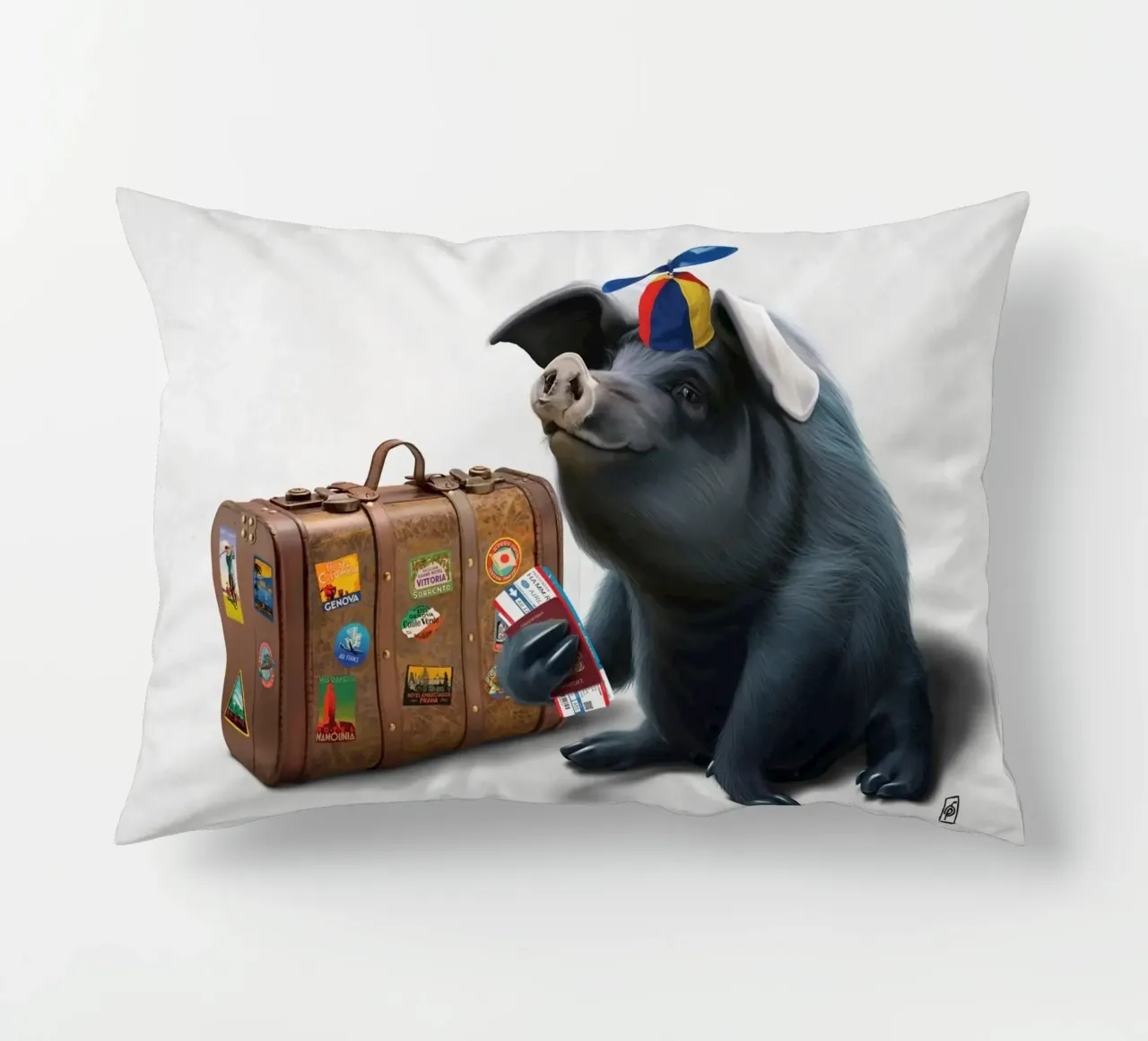 Might (Titled) cuscino da Rob Art | Illustration