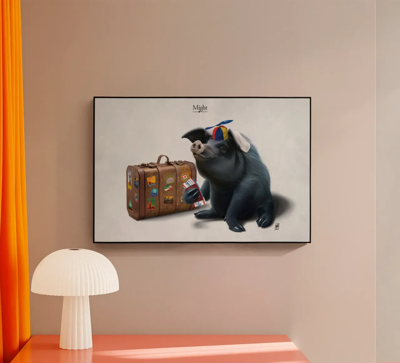 Might (Titled) plexiglass da Rob Art | Illustration