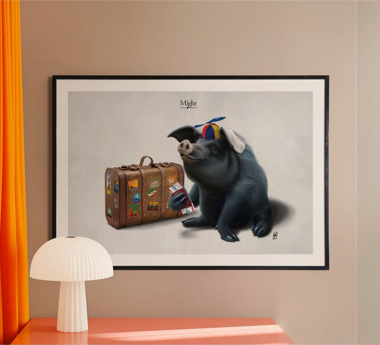 Might (Titled) poster da Rob Art | Illustration